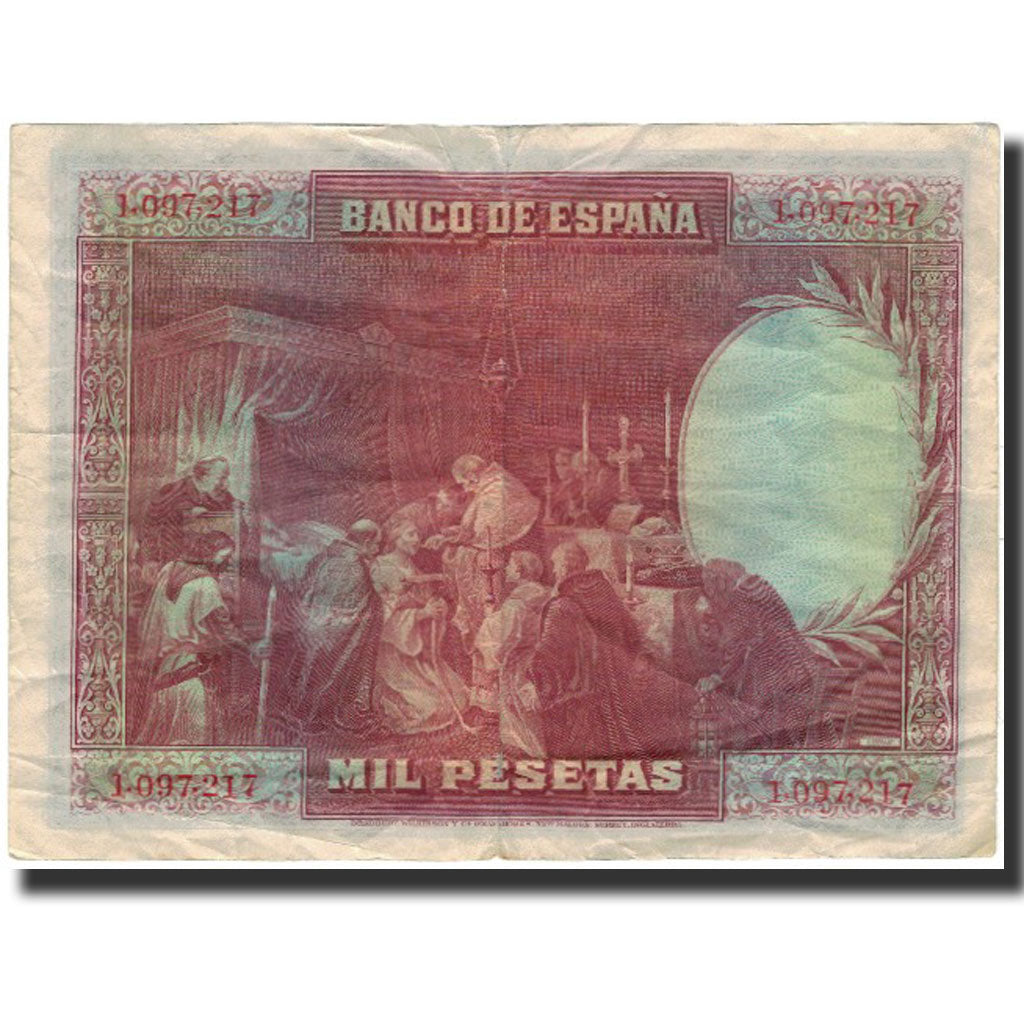 Banknote, Spain, 1000 Pesetas, 1928-08-15, KM:78a, EF(40-45)