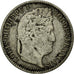 Moneta, Francia, Louis-Philippe, 1/2 Franc, 1843, Lille, MB, Argento