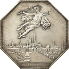 Frankrijk, Token, Chambre de Commerce de Rouen, 1802, Lecomte, UNC-, Zilver