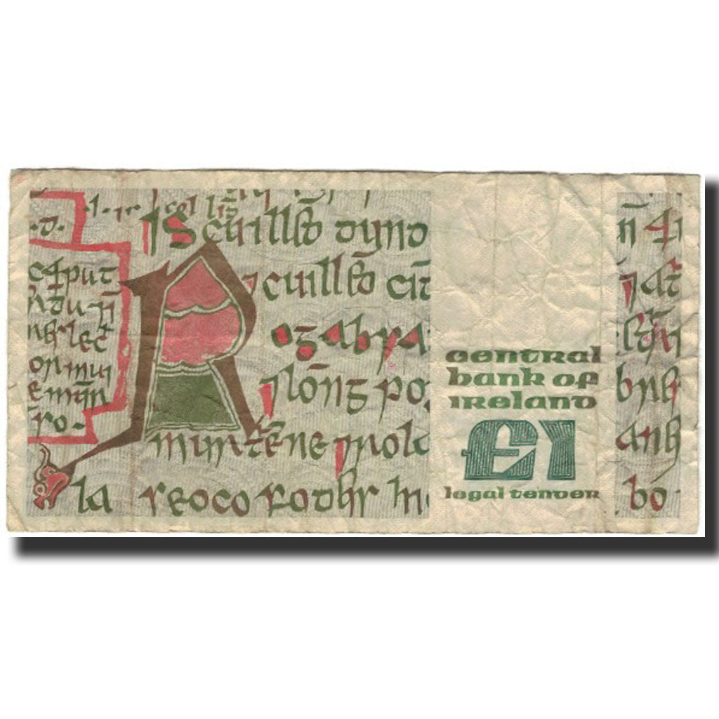 Banknote, Ireland - Republic, 1 Pound, 1979-07-11, KM:70b, VG(8-10)