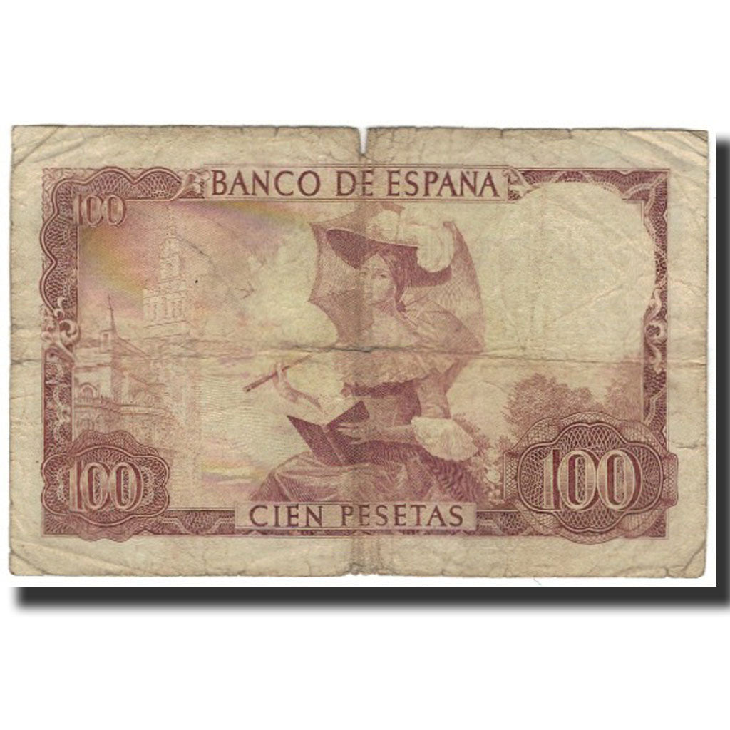 Geldschein, Spanien, 100 Pesetas, 1965-11-19, KM:150, GE+