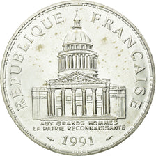 Münze, Frankreich, Panthéon, 100 Francs, 1991, Paris, VZ, Silber, Gadoury:898