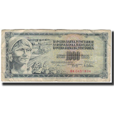 Banknote, Yugoslavia, 1000 Dinara, 1978-08-12, KM:92c, VG(8-10)