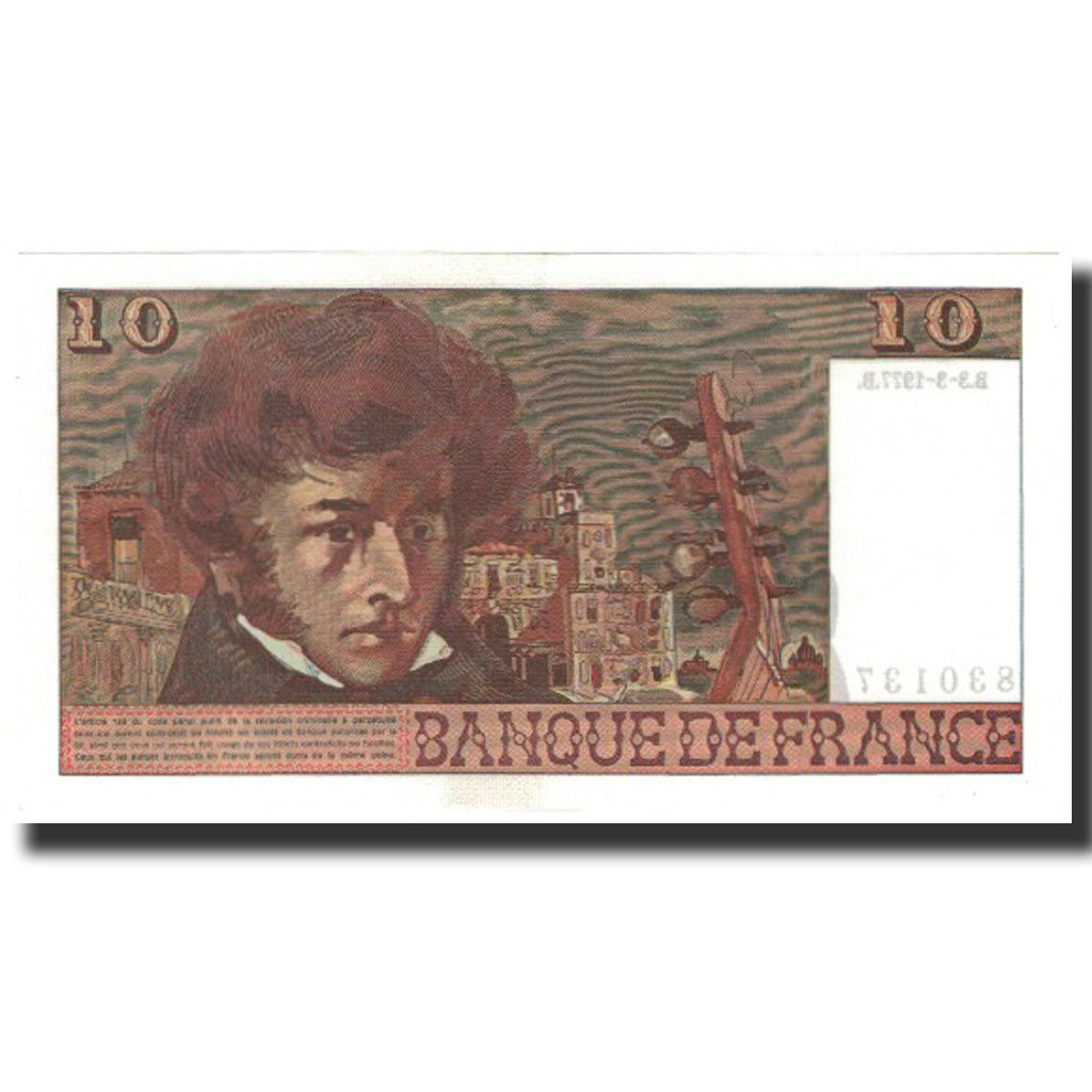 France, 10 Francs, 10 F 1972-1978 ''Berlioz'', 1977-03-03, UNC(65-70)