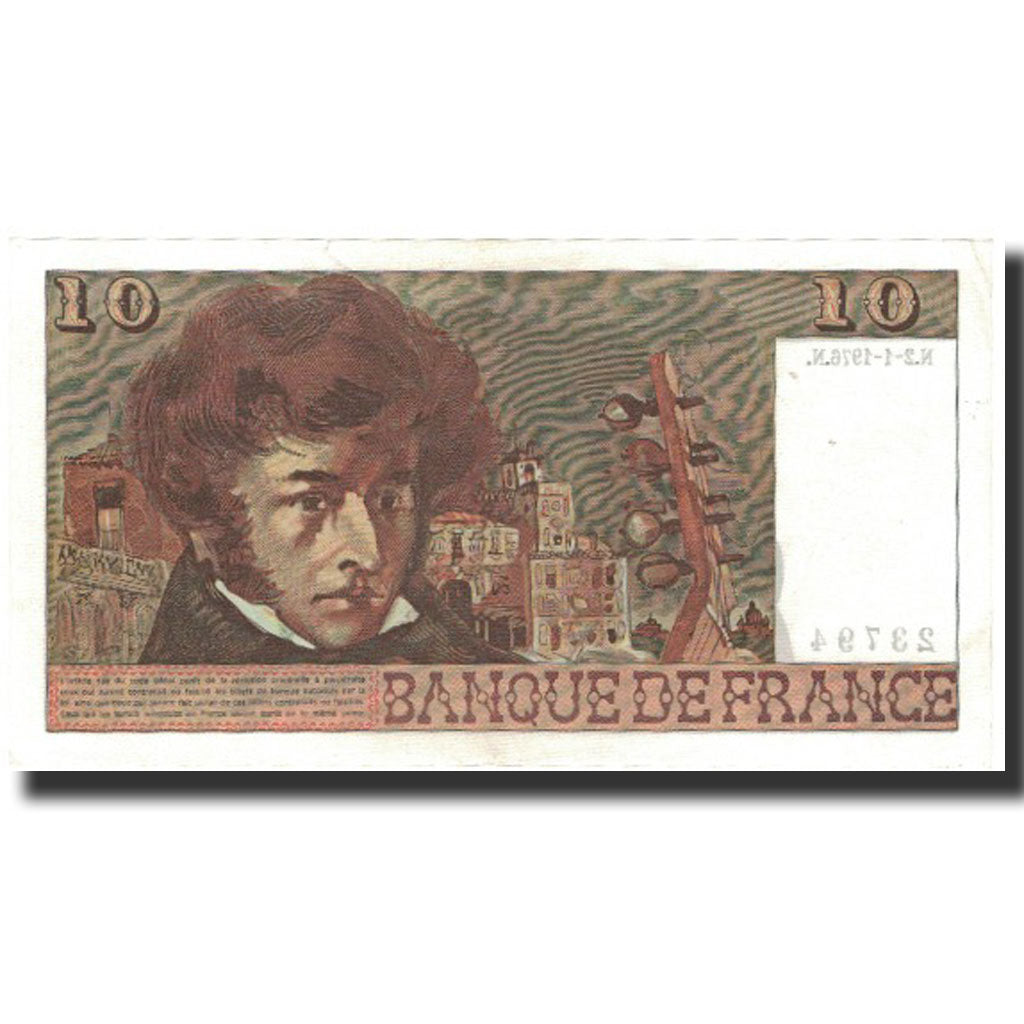 Frankrijk, 10 Francs, 10 F 1972-1978 ''Berlioz'', 1976-01-02, SUP+