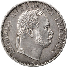 GERMAN STATES, Thaler, 1866, Berlin, KM #497, AU(50-53), Silver, 18.54