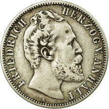 Coin, German States, ANHALT-DESSAU, Friedrich I, 2 Mark, 1876, Berlin