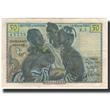 Banknote, French West Africa, 50 Francs, 1956, KM:45, AU(50-53)