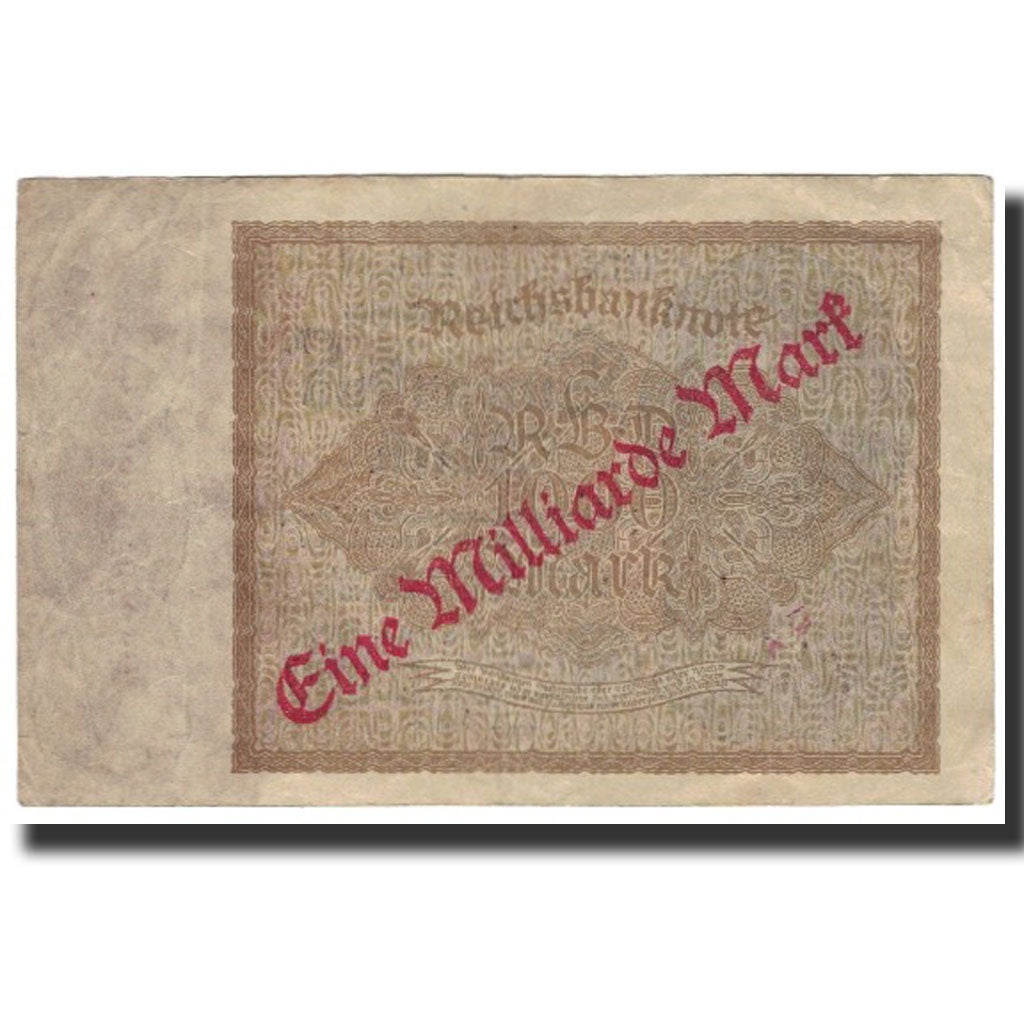 Banknote, Germany, 1 Milliarde Mark on 1000 Mark, 1923, KM:113a, AU(50-53)