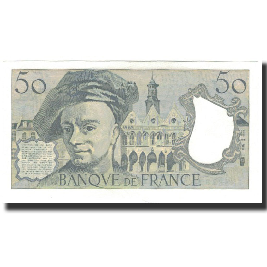 Francia, 50 Francs, 50 F 1976-1992 ''Quentin de La Tour'', 1987, UNC