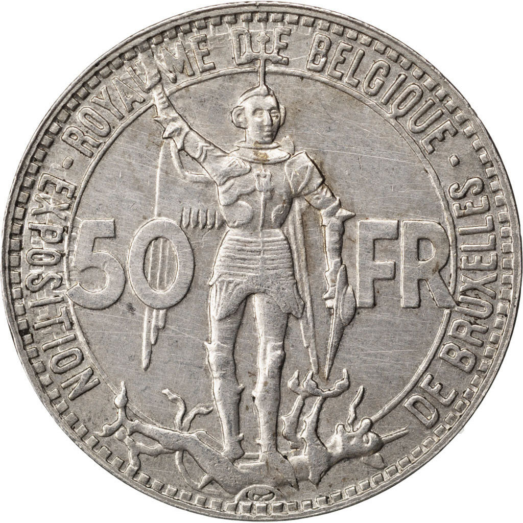 Belgique, Léopold III, 50 Francs Des Chemins De Fer