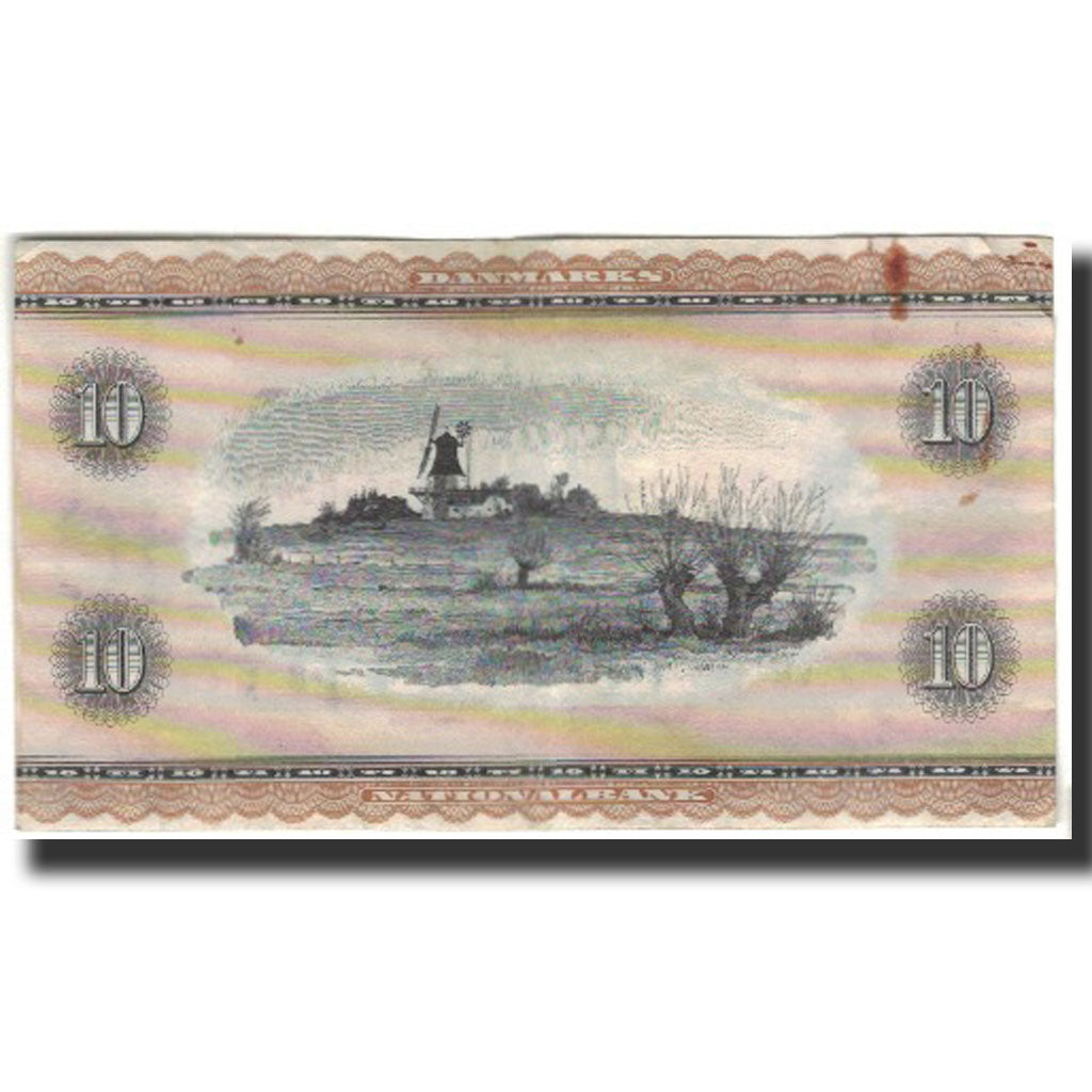 Banknote, Denmark, 10 Kroner, 1961, KM:44u, VF(30-35)