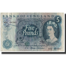Banknote, Great Britain, 5 Pounds, 1966, KM:375b, EF(40-45)