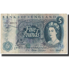 Banknote, Great Britain, 5 Pounds, 1966, KM:375b, VF(30-35)