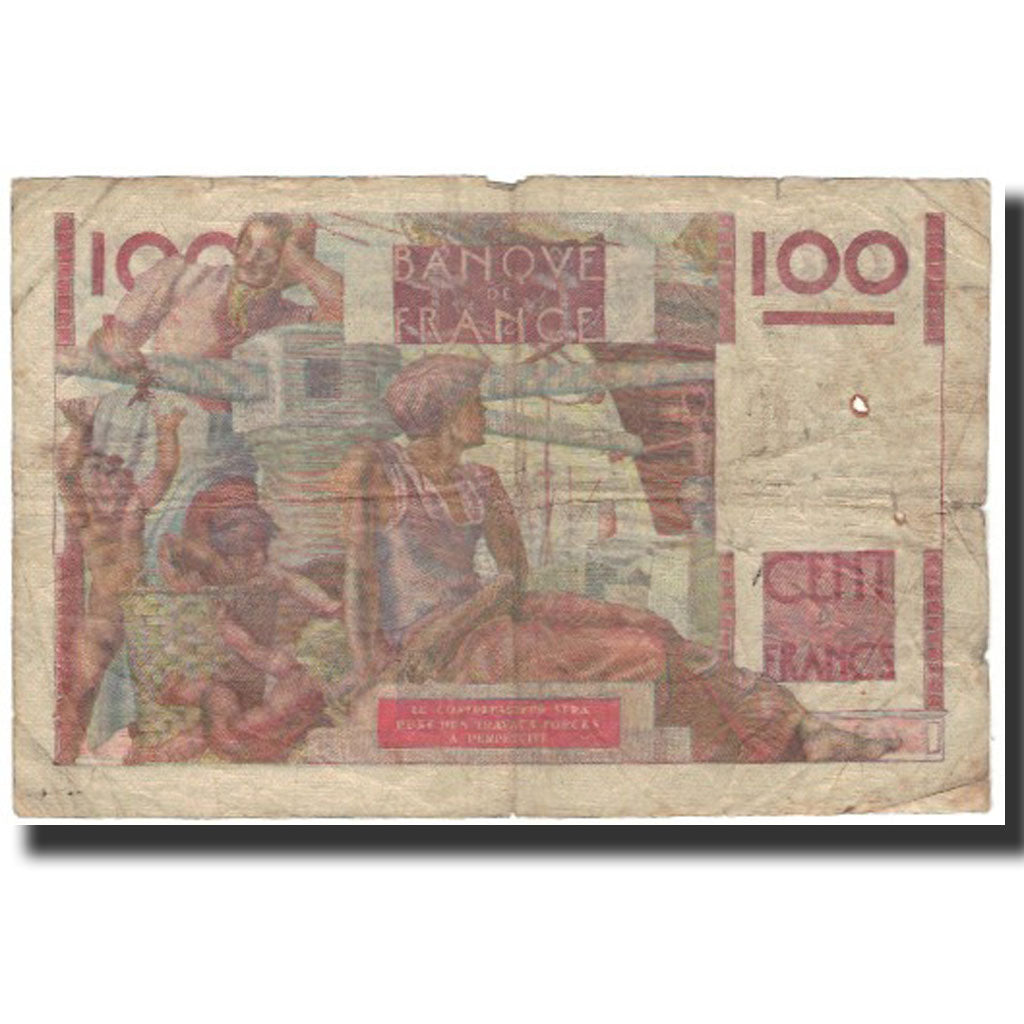 France, 100 Francs, 100 F 1945-1954 ''Jeune Paysan'', 1946-05-31, VG(8-10)