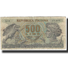 Billet, Italie, 500 Lire, 1967-10-20, KM:93a, TB+