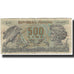 Billet, Italie, 500 Lire, 1967-10-20, KM:93a, TB+