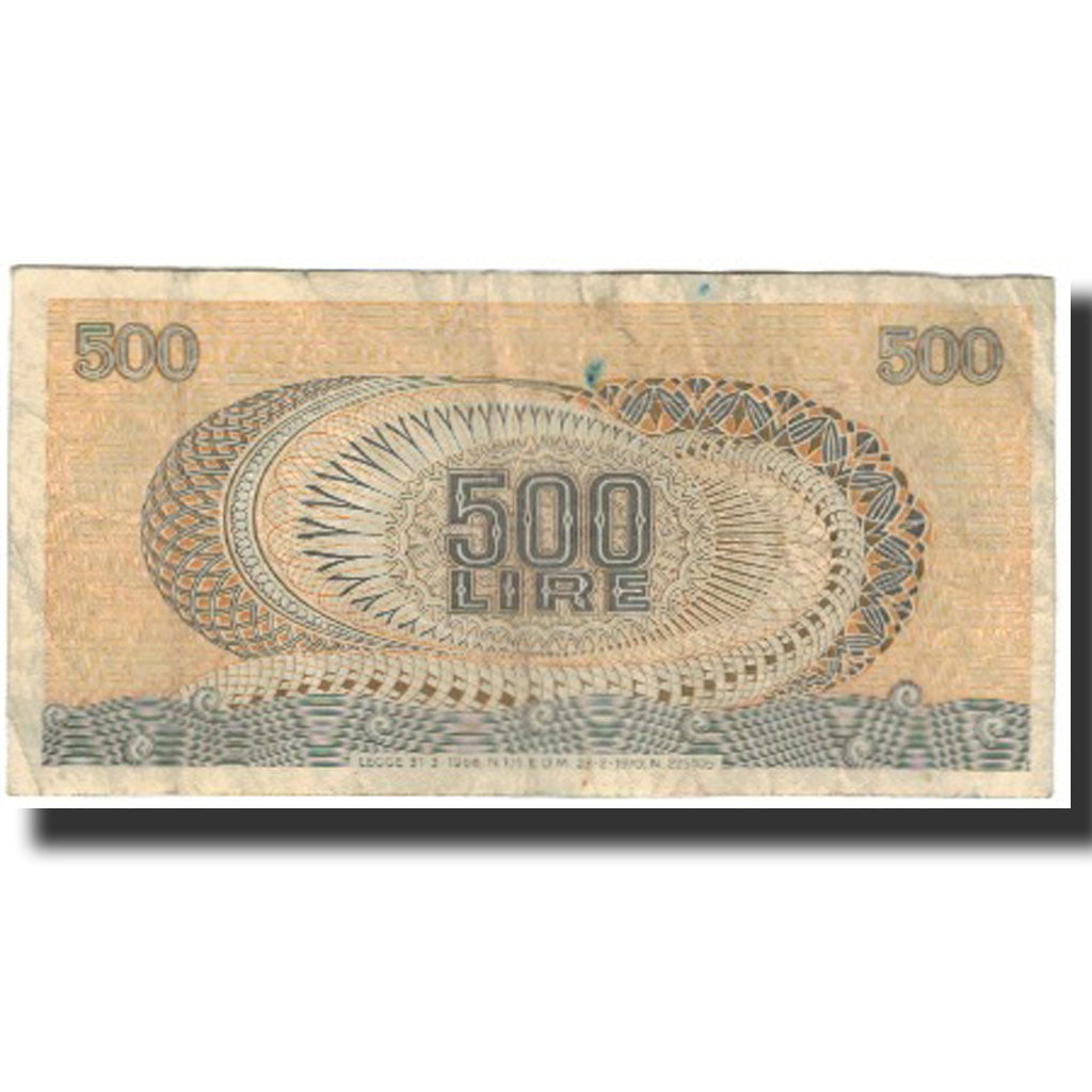 Banknote, Italy, 500 Lire, 1970-02-23, KM:93a, VF(20-25)