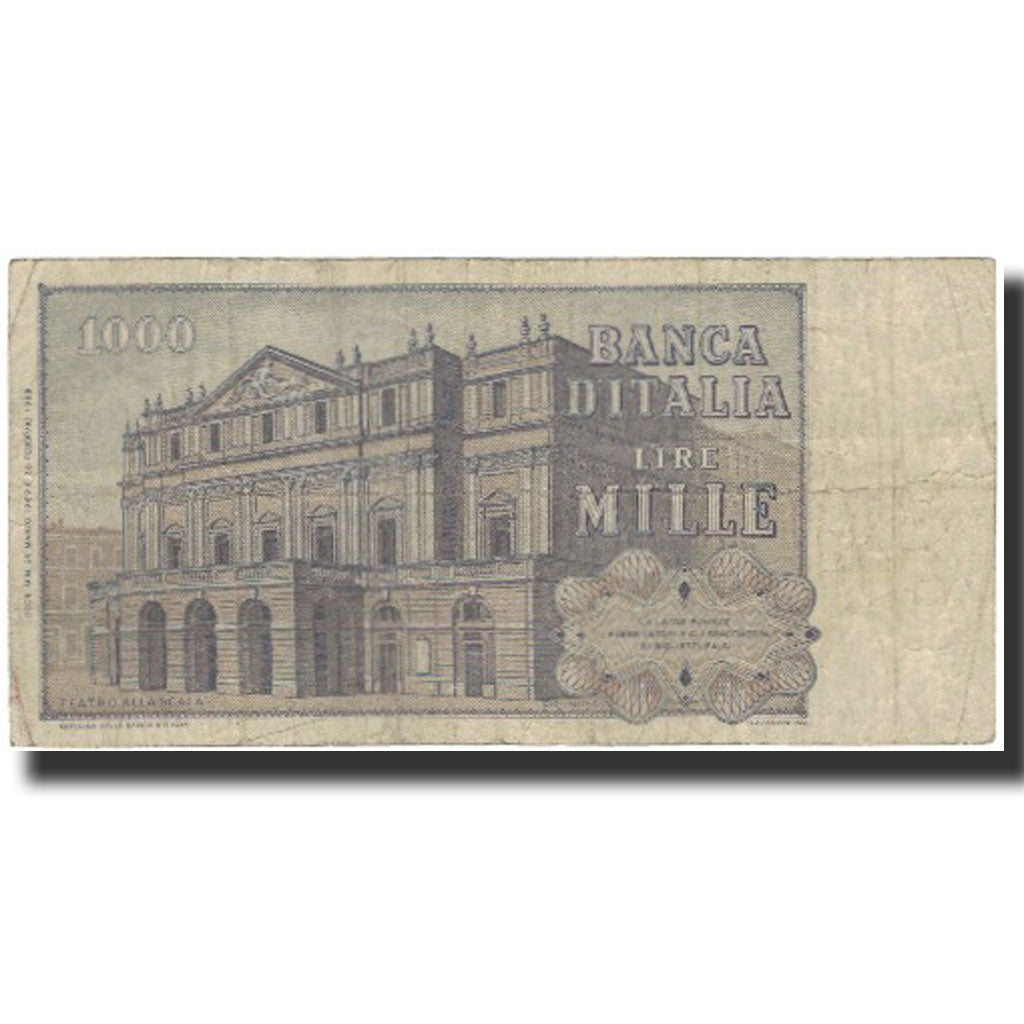 Billet, Italie, 1000 Lire, 1969-03-25, KM:101a, TB