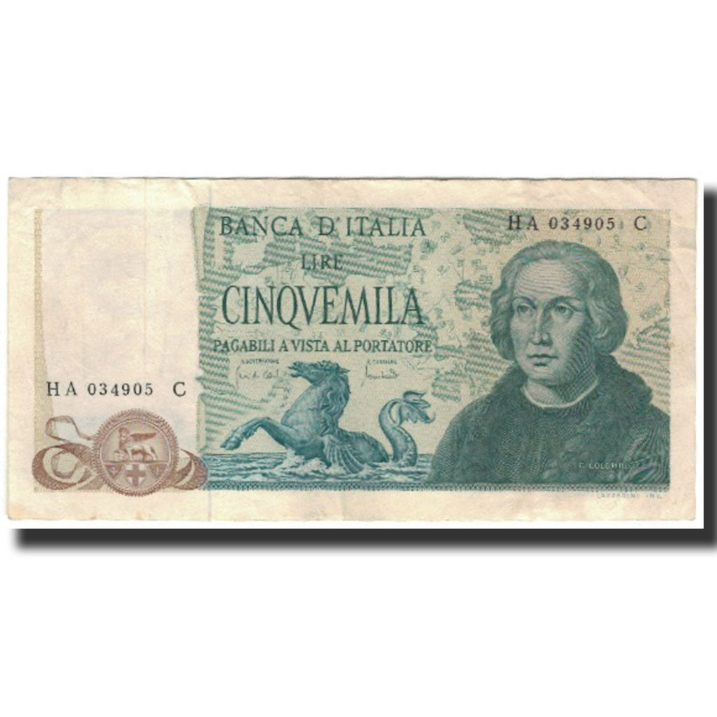 Banknote, Italy, 5000 Lire, 1971-05-20, KM:102a, EF(40-45)