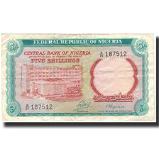 Banknote, Nigeria, 5 Shillings, Undated (1968), KM:10b, VF(30-35)