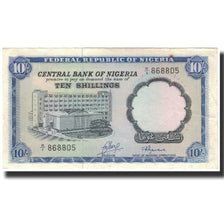 Banknote, Nigeria, 10 Shillings, Undated (1968), KM:11b, EF(40-45)