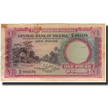 Banknote, Nigeria, 1 Pound, 1958-09-15, KM:4a, VG(8-10)