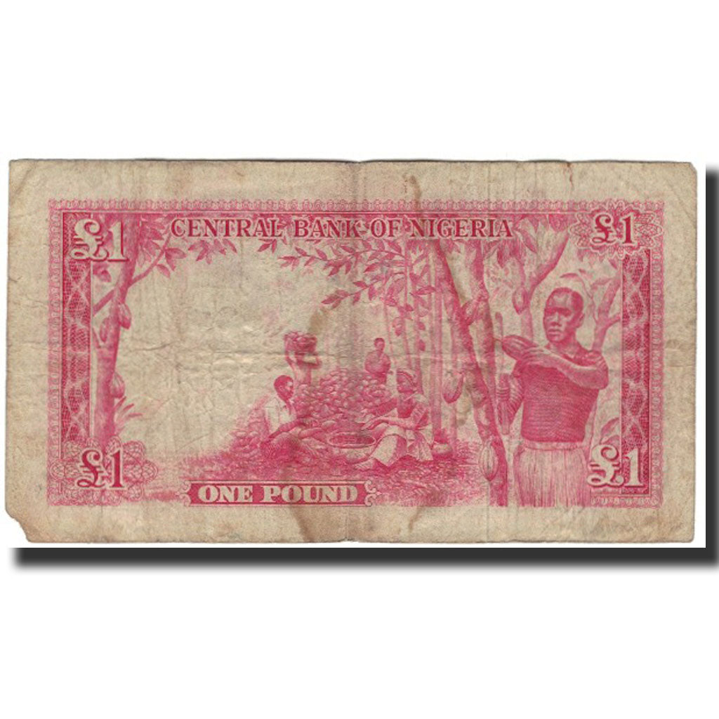 Banknote, Nigeria, 1 Pound, 1958-09-15, KM:4a, G(4-6)