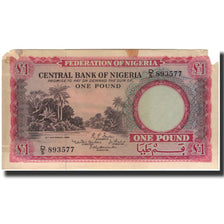Banknote, Nigeria, 1 Pound, 1958-09-15, KM:4a, G(4-6)