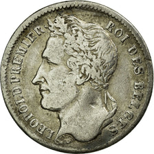 Coin, Belgium, Leopold I, 1/4 Franc, 1835, VF(30-35), Silver, KM:8