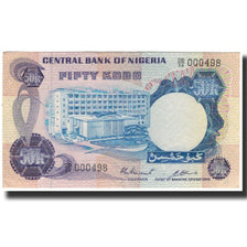 Banknot, Nigeria, 50 Kobo, Undated (1973-78), KM:14c, AU(50-53)