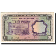 Billete, 1 Pound, 1968, Nigeria, KM:12a, BC+