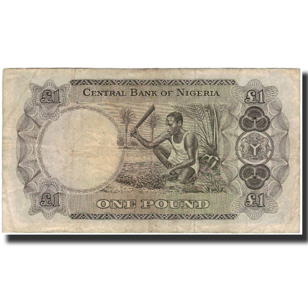 Billet, Nigéria, 1 Pound, 1968, KM:12a, TB