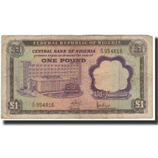 Billet, Nigéria, 1 Pound, 1968, KM:12a, B+