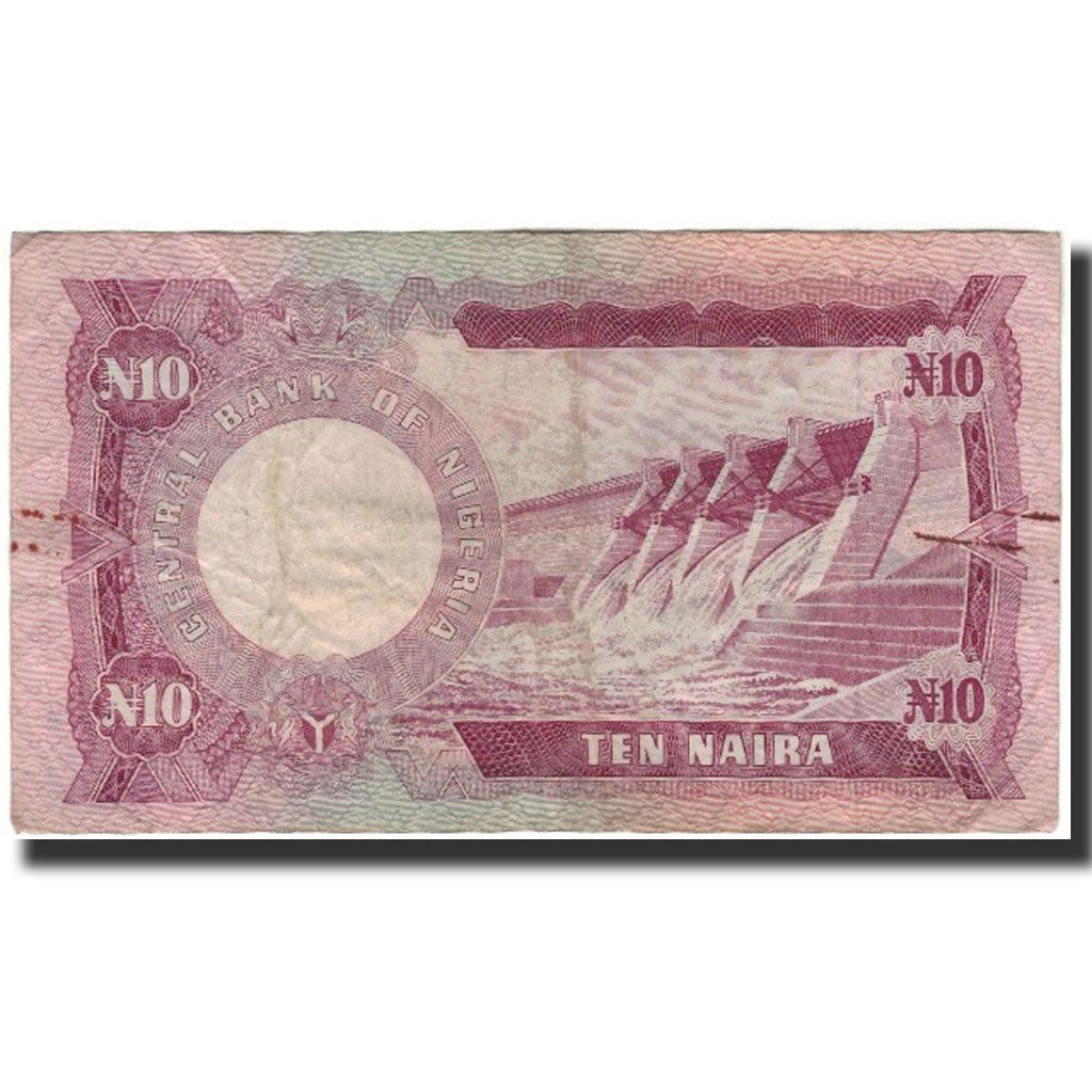 Billet, Nigéria, 10 Naira, Undated (1973-78), KM:17b, TB+