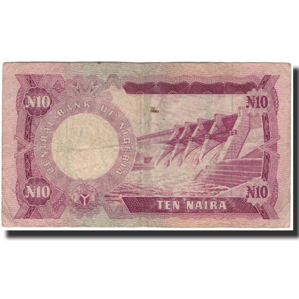 Billet, Nigéria, 10 Naira, Undated (1973-78), KM:17b, TB