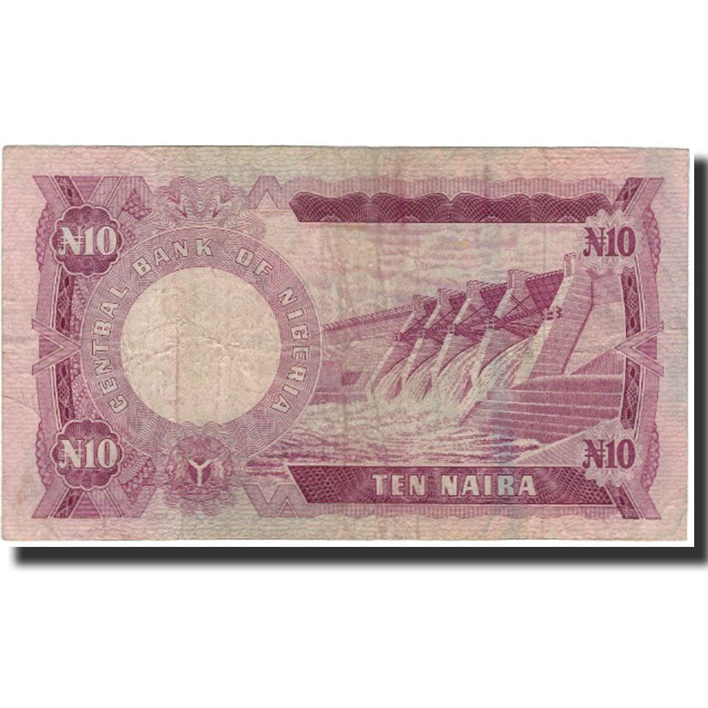 Billet, Nigéria, 10 Naira, Undated (1973-78), KM:17a, TB
