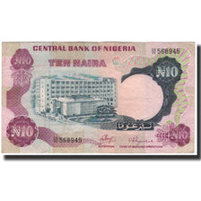 Banknote, Nigeria, 10 Naira, Undated (1973-78), KM:17a, VF(30-35)
