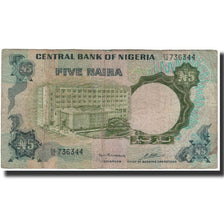 Billet, Nigéria, 5 Naira, Undated (1973-78), KM:16b, B+
