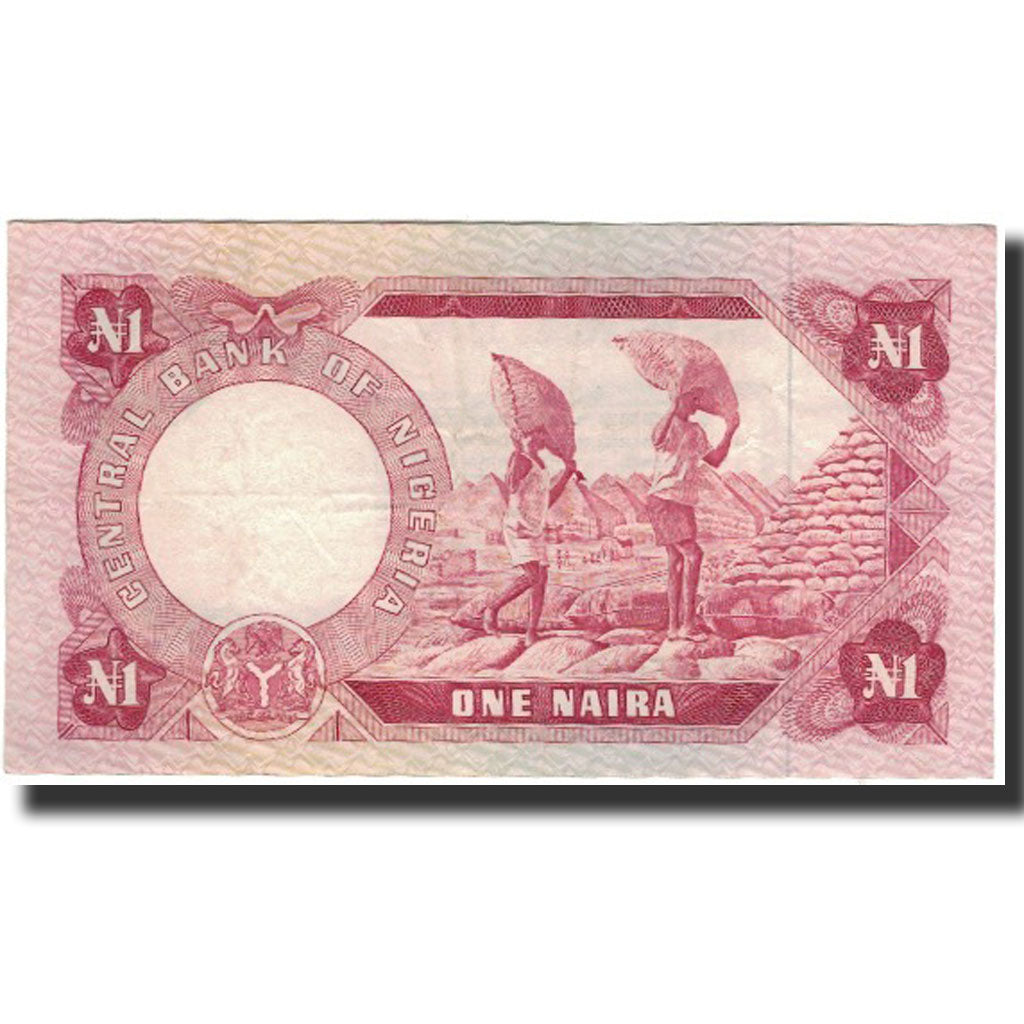 Banknote, Nigeria, 1 Naira, Undated (1973-78), KM:15b, EF(40-45)