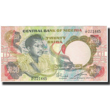 Banknote, Nigeria, 20 Naira, UNDATED 1973-1977, KM:18e, EF(40-45)