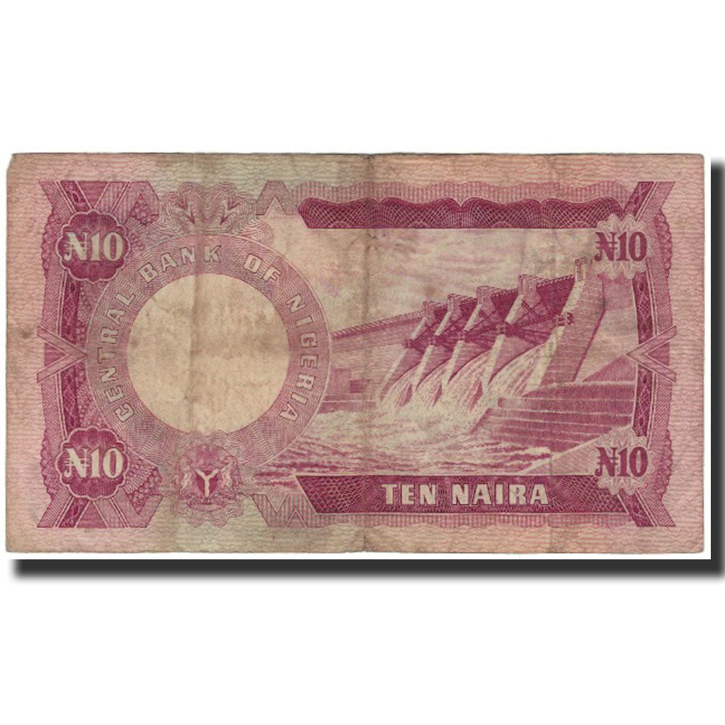 Billet, Nigéria, 10 Naira, Undated (1973-78), KM:17d, B