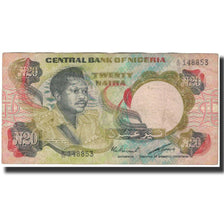Geldschein, Nigeria, 20 Naira, UNDATED 1973-1977, KM:18d, S