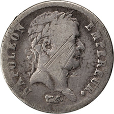 FRANCE, Napoléon I, 1/2 Franc, 1811, Paris, KM #691.1, VF(20-25), Silver, Gadour