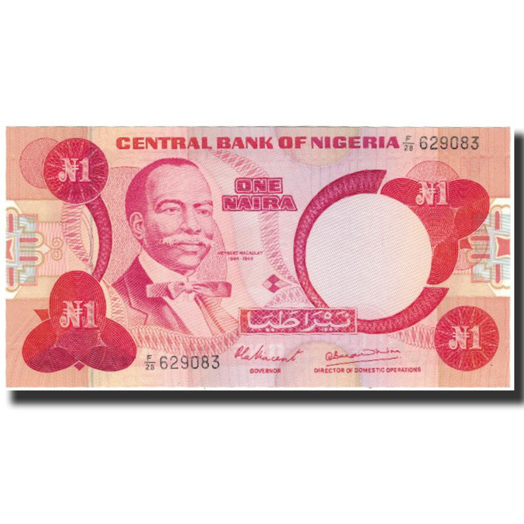 Banknote, Nigeria, 1 Naira, Undated (1979-84), KM:19a, UNC(65-70)