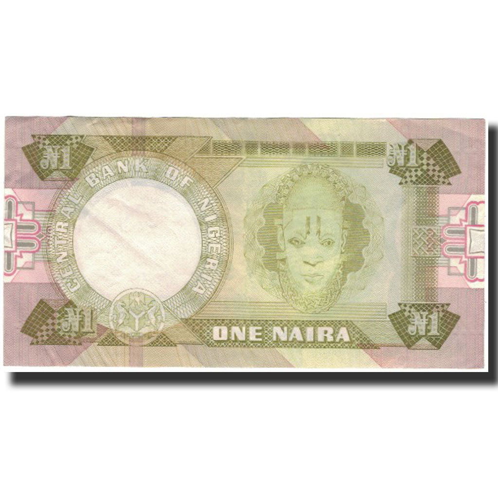 Banknote, Nigeria, 1 Naira, UNDATED (1984), KM:23a, AU(50-53)