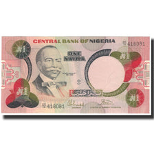 Biljet, Nigeria, 1 Naira, UNDATED (1984), KM:23b, NIEUW