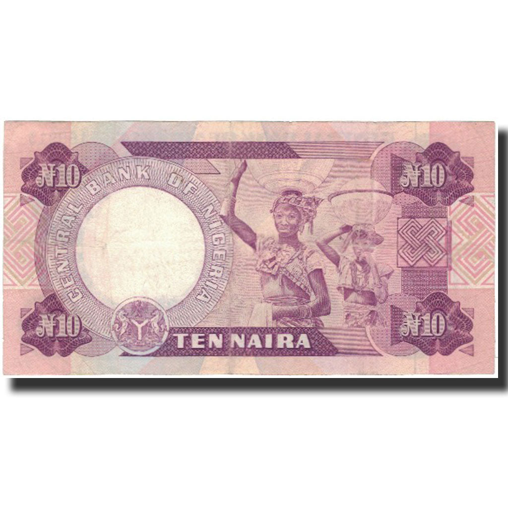 Billet, Nigéria, 10 Naira, Undated (1979-84), KM:21a, TTB
