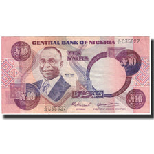 Billet, Nigéria, 10 Naira, Undated (1979-84), KM:21a, TB+