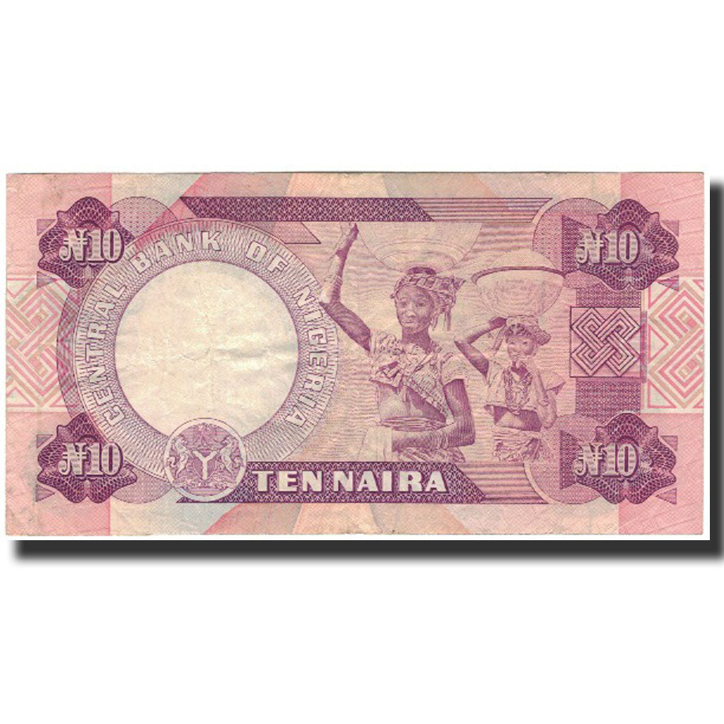 Billet, Nigéria, 10 Naira, Undated (1979-84), KM:21a, TB+